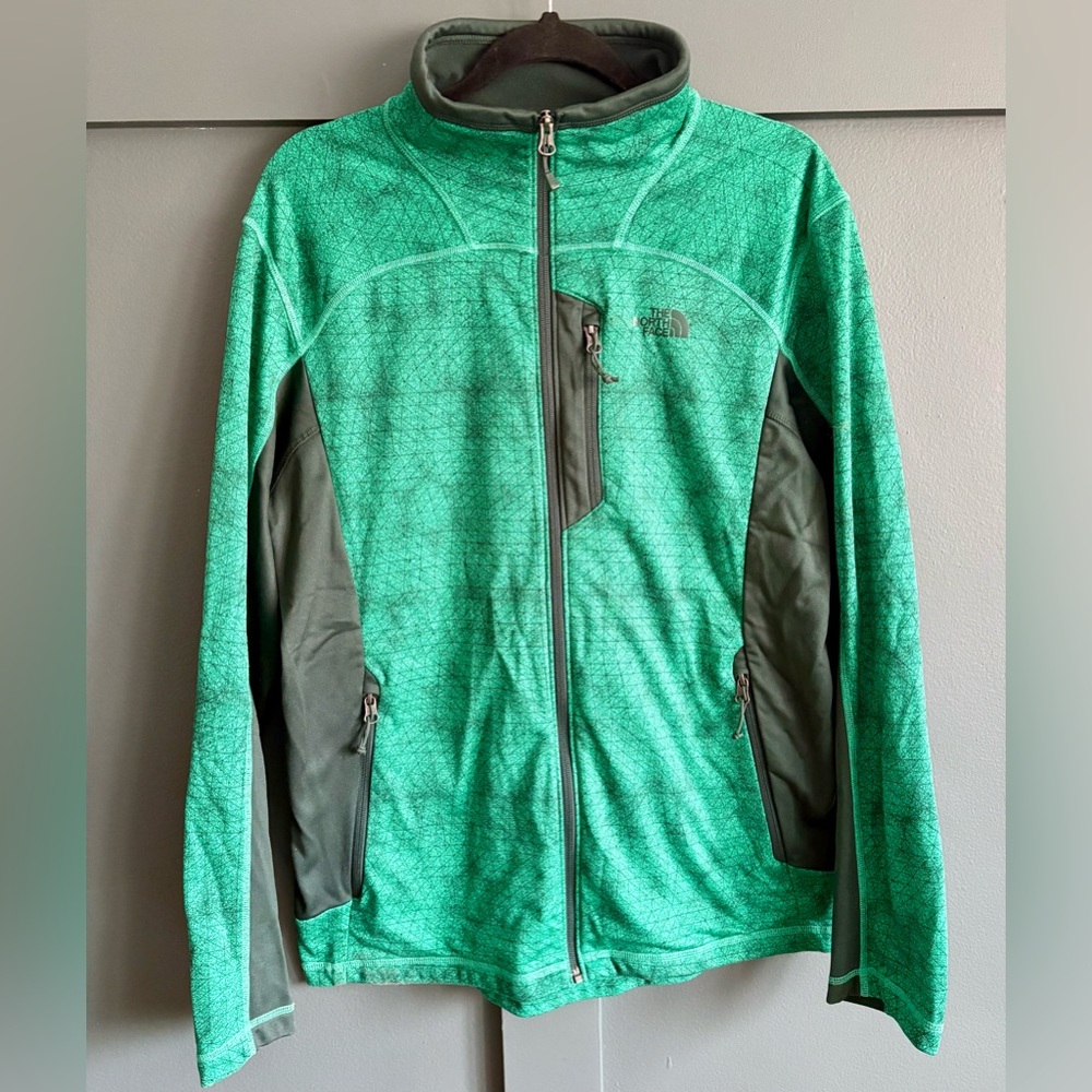 The North Face Green Full Zip Lightweight Jacket Gorpcore Outdoorwear